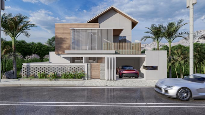 create professional architectural 3d modeling and photorealistic renders