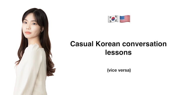 teach you daily korean conversation