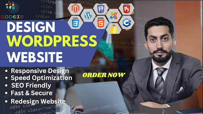 design responsive professional wordpress website and SEO