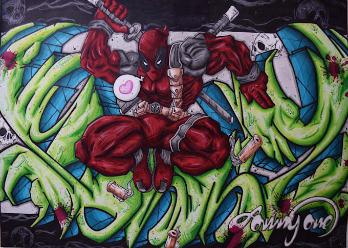 draw your name in graffiti style