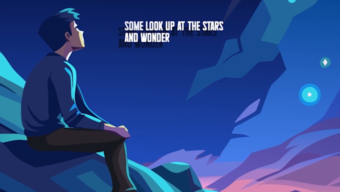create animated hand drawn lyric video