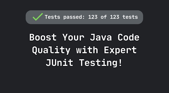 Do unit tests for your java program, using junit and mockito