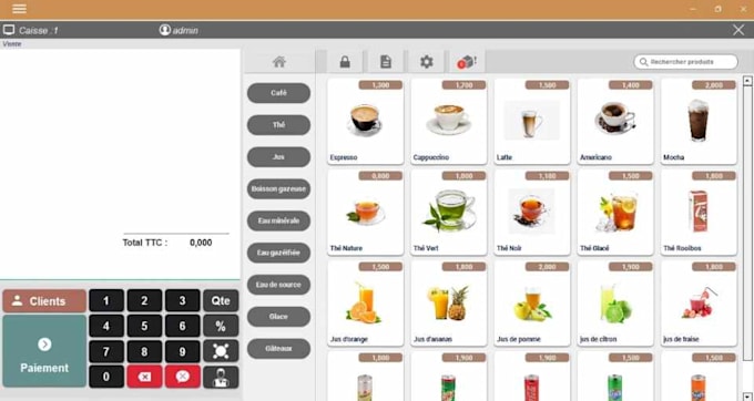 vendre le code source gestion de de café et restaurant wd25