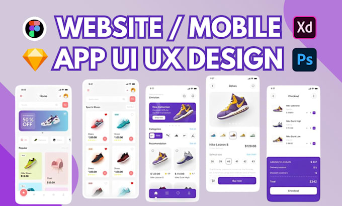 Do web ui ux app ui ux dashboard and product ui ux design in figma by ...