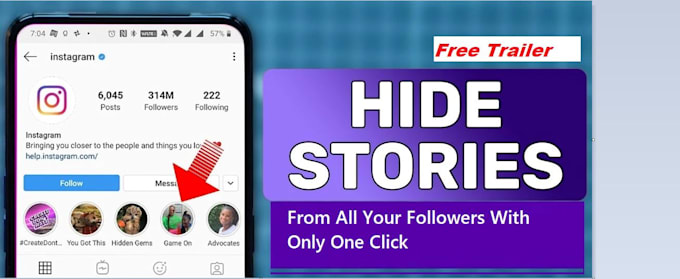 hide instagram story from all your followers with one click