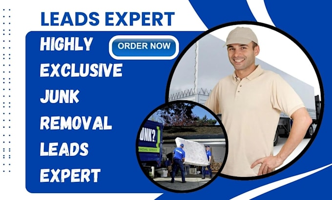 junk removal leads junk removal website junk removal landing page cleaning leads