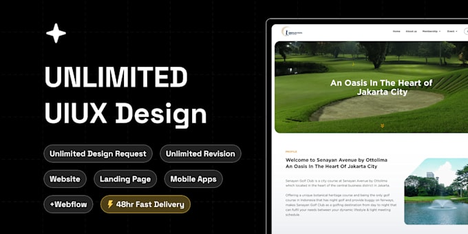 provide unlimited uiux design and revisions