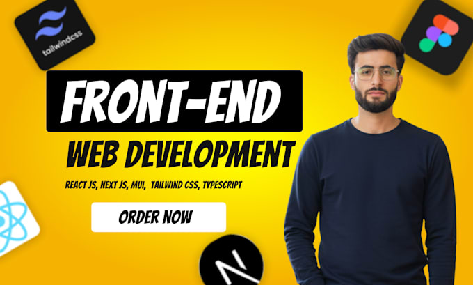 do website development as front end web developer using react js next js