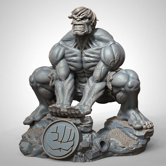 Create 3d model 3d articulated model action figure miniature table