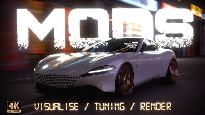 create high quality 3d car modelling and renders