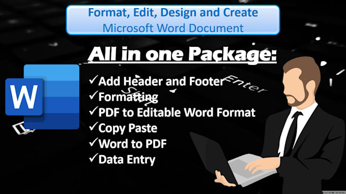 create, edit and format word documents for you