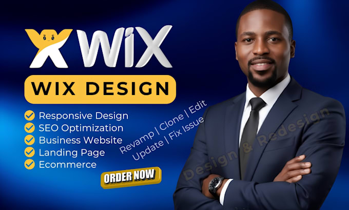 revamp wix website redesign design wix studio website edit update wix website