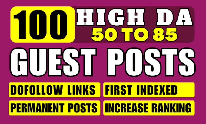 guest post on high authority sites to get dofollow  backlinks