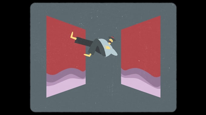 make a conceptual 2d animated music video
