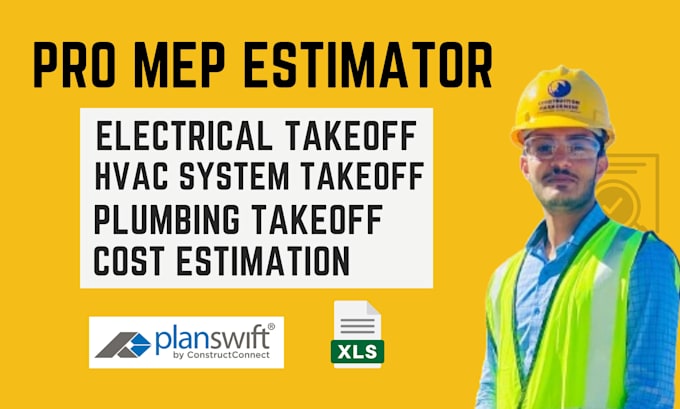 be your mep estimation engineer and quantity surveyor
