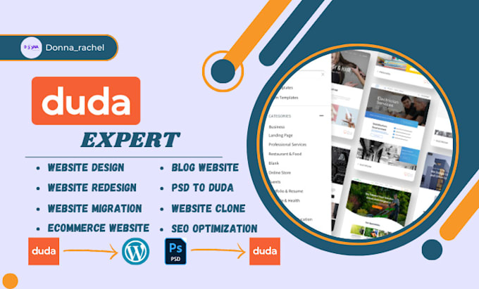 build duda website design duda website redesign using duda website builder SEO