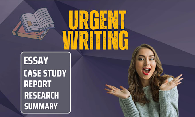 do urgent essay, case study, report and assignment writing