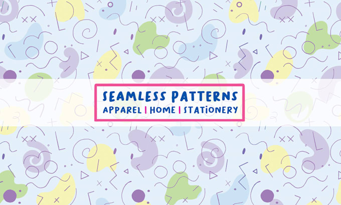 design seamless patterns, textile and fabric surfaces