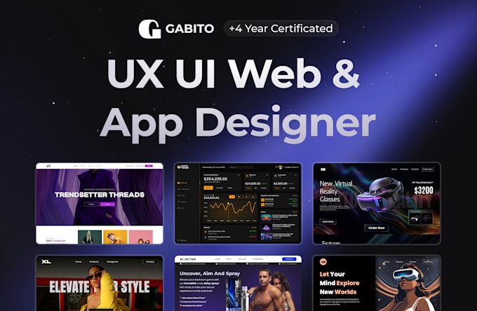 design a professional website interface UX UI in figma