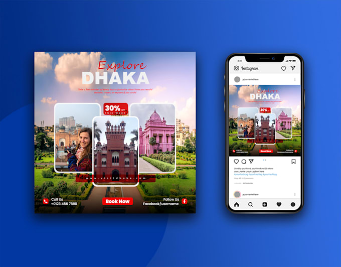 do creative social media posts design