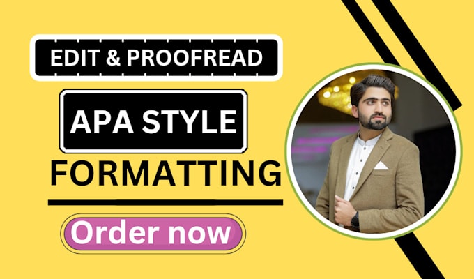 edit, proofread, rewrite and format your document in apa 7 style