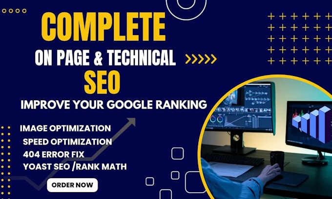 complete onpage and technical seo solutions to improve to wordpress shopify wix