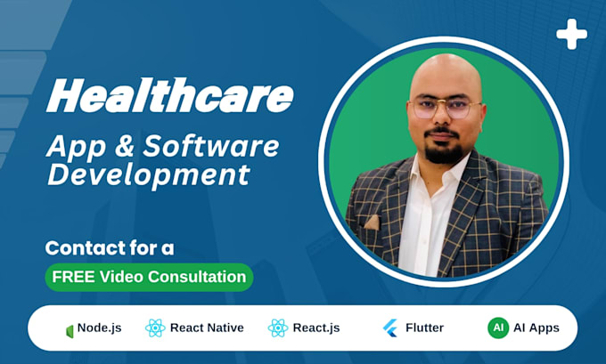 create hipaa telemedicine app, ai healthcare app and medical app and CRM