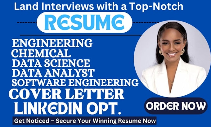 write engineering resume construction, project manager, IT tech, plumber, marine