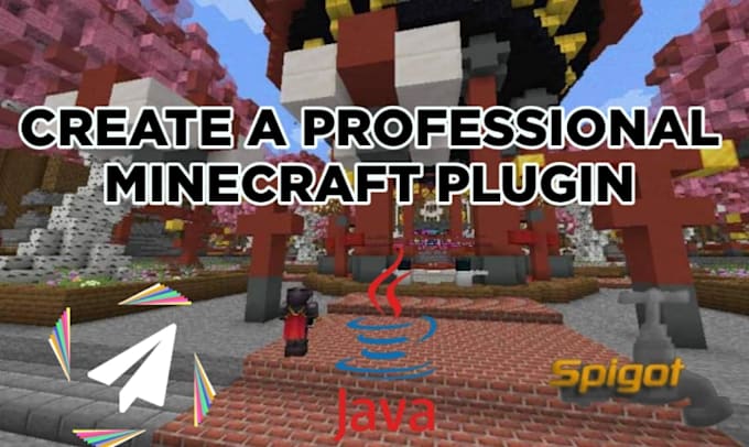 code professional minecraft plugin for smp server, paper spigot, bedrock server