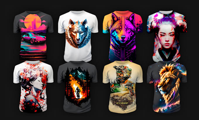 Do the best t shirt designs for your brand using ai by Camde_boeh | Fiverr