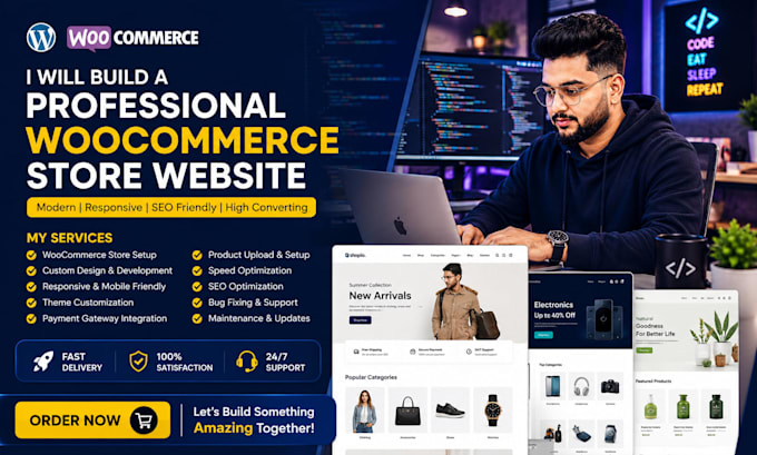 build a professional woocommerce website