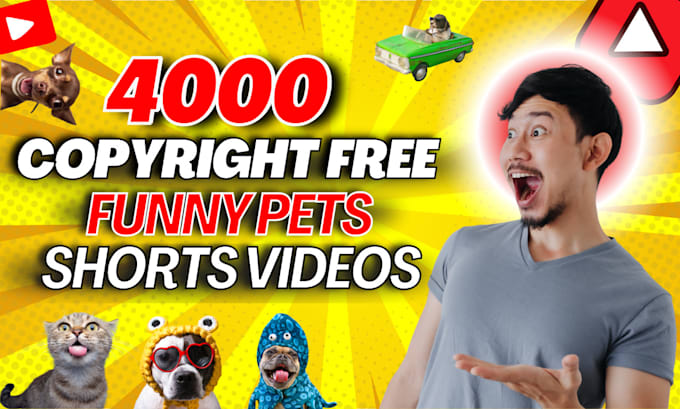 creat 4000 funny pets dogs animals youtube shorts videos