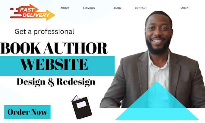 book author website book launch ebook website course website lms website