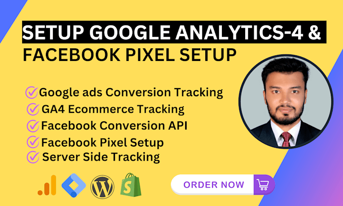 setup google analytics 4 facebook pixel conversion API ga4 server side tracking
