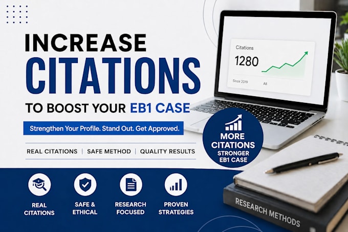 boost google scholar citation, h index, backdated citations, for eb1 and eb1a
