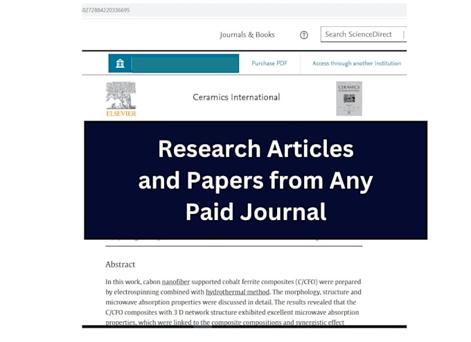 proofread and edit your journal article or scientific paper