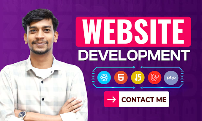 Do website development as full stack web developer, php laravel html ...