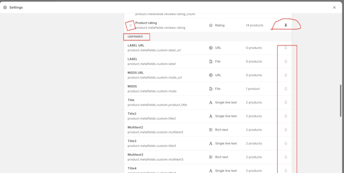 create dynamic product detail page layout using metafields