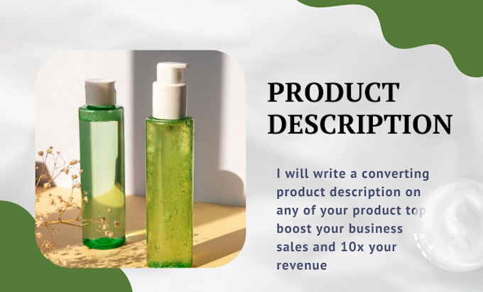 write product descriptions for shopify and amazon that will boost sales