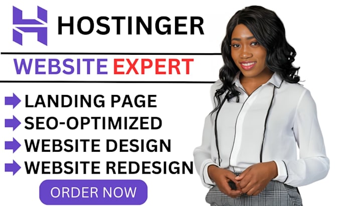 hostinger website design hostinger website redesign landing page seo ranking