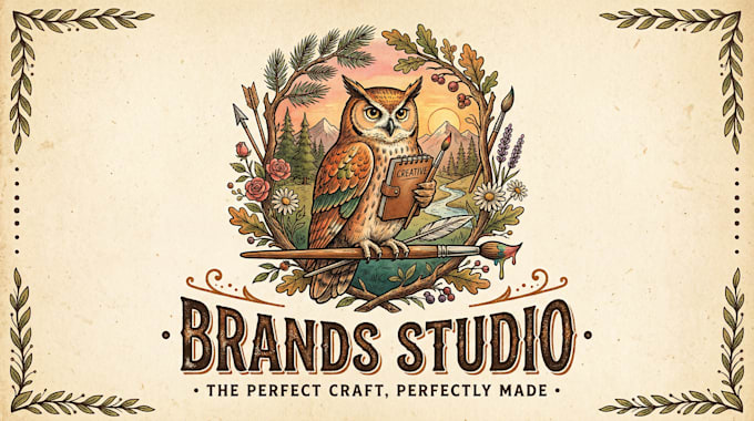 design a vintage hand drawn logo for outdoor, camping or adventure brand