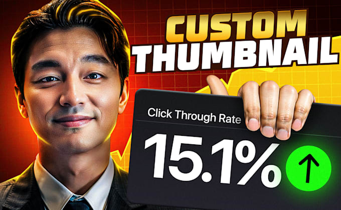 design best eye catchy youtube thumbnails design in 1 hour