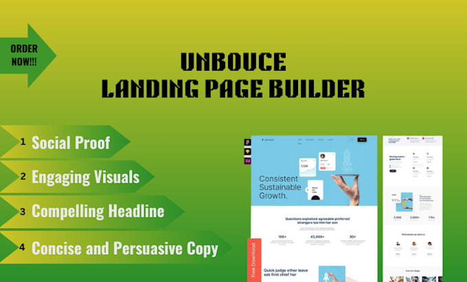 build landing page using unbounce, leadpages, oxygen and pagefly
