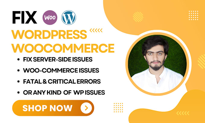 fix wordpress and woocommerce bugs, errors and issues with expertise