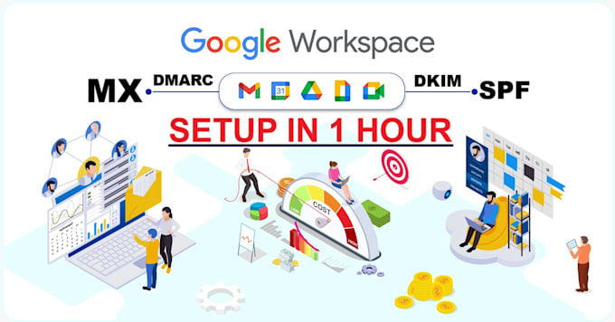 setup or fix google workspace with your domain in 1 hour