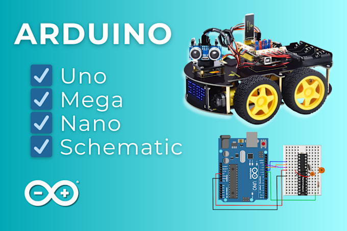 Write arduino code and draw schematic by Thhdat | Fiverr