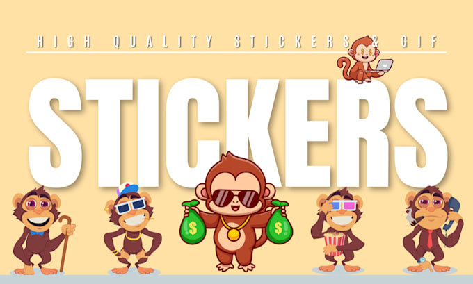 create and animate premium custom stickers and GIF