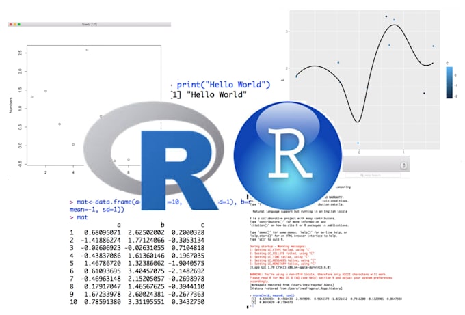 do statistical, data analytics assignments in r and python