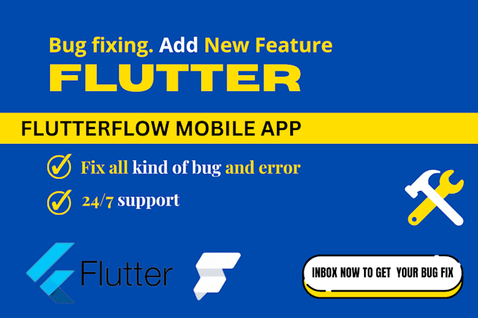Fix flutter app, error, bug, flutter app maintance, flutter app seo ...