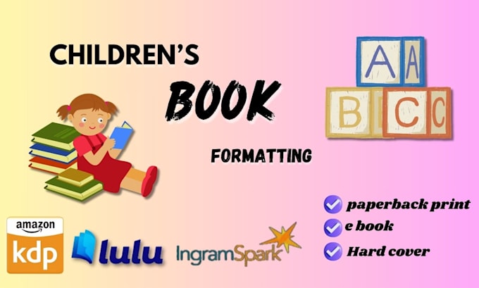 do children book formatting for any publishing